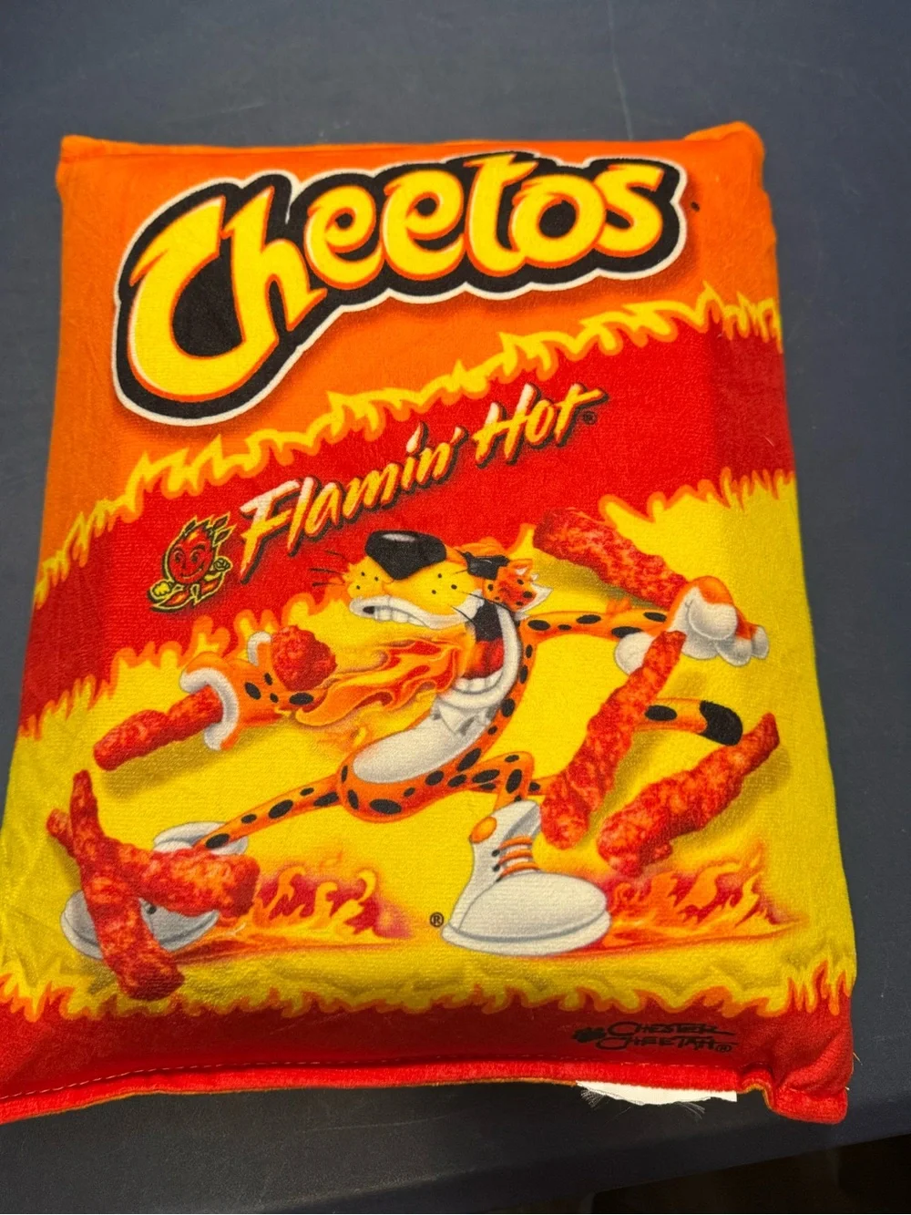 Flamin' Hot Party Pillow - Orange & Red